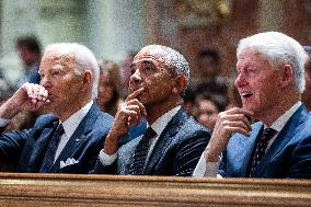 President Biden delivers eulogy for Ethel Kennedy in DC