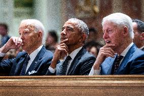 President Biden delivers eulogy for Ethel Kennedy in DC