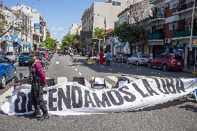 Toma De La Facultad De Psicologia UBA, Ciudad Autonoma De Buenos Aires, Argentina.