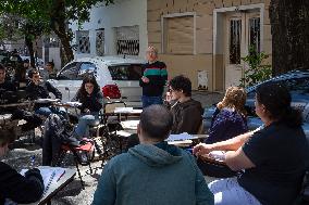 Takes And Public Classes At The Faculty Of Philosophy And Letters UBA, Buenos Aires, Argentina.