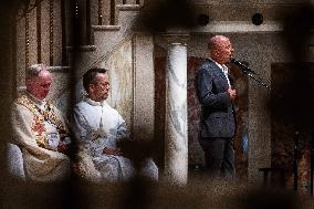 President Biden delivers eulogy for Ethel Kennedy in DC