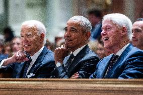 President Biden delivers eulogy for Ethel Kennedy in DC