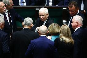 Polish President Speech In The Parliament