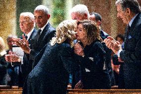 President Biden delivers eulogy for Ethel Kennedy in DC