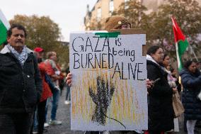 Pro Palestine Rally In Bonn, Germany