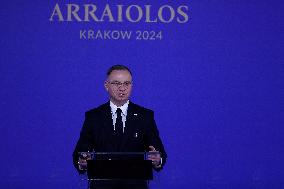 Meeting Of The Presidents Of The Arraiolos Group In Krakow