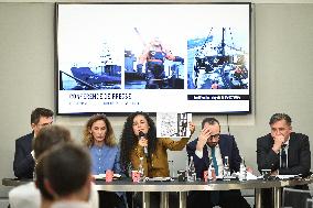 Press conference on detention of Paul Watson in Paris FA