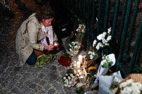 Rally In Tribute To The Killed Cyclist - Paris