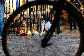 Rally In Tribute To The Killed Cyclist - Paris