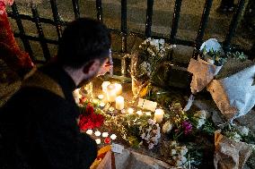 Rally In Tribute To The Killed Cyclist - Paris