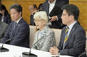 Japan PM Ishiba meets abductees' families