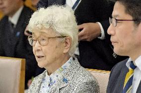 Japan PM Ishiba meets abductees' families