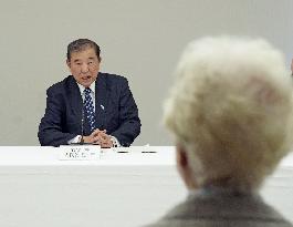 Japan PM Ishiba meets abductees' families