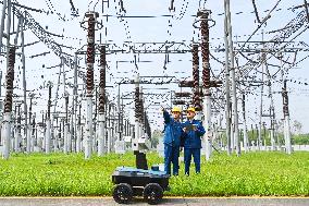 Robot Dog Inspection 500 kV Substation in Chuzhou