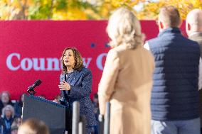 Vice President Kamala Harris Campaigns In Bucks County