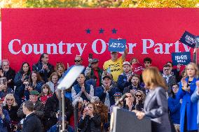 Vice President Kamala Harris Campaigns In Bucks County