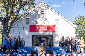 Vice President Kamala Harris Campaigns In Bucks County