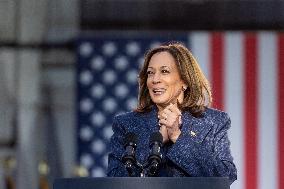 Vice President Kamala Harris Campaigns In Bucks County