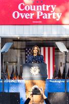 Vice President Kamala Harris Campaigns In Bucks County