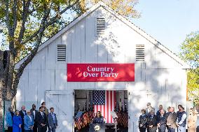 Vice President Kamala Harris Campaigns In Bucks County