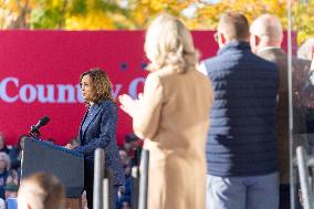 Vice President Kamala Harris Campaigns In Bucks County