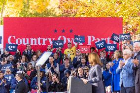 Vice President Kamala Harris Campaigns In Bucks County