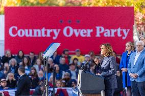 Vice President Kamala Harris Campaigns In Bucks County