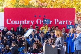 Vice President Kamala Harris Campaigns In Bucks County