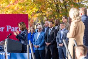 Vice President Kamala Harris Campaigns In Bucks County