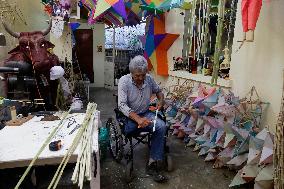 Artisans Get Ready To Sell Their Products On The Eve Of The Day Of The Dead In Mexico City