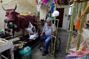 Artisans Get Ready To Sell Their Products On The Eve Of The Day Of The Dead In Mexico City