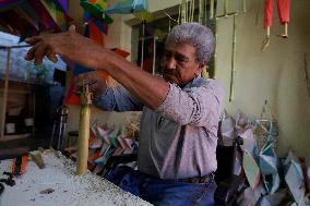 Artisans Get Ready To Sell Their Products On The Eve Of The Day Of The Dead In Mexico City