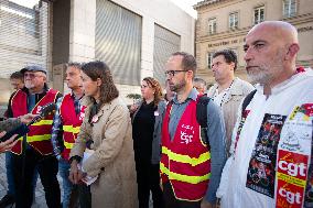 The CGT Received by Marc Ferracci, Minister Delegate for Industry - Paris