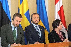 Leadership of foreign ministries from Nordic-Baltic Eight countries visit Odesa