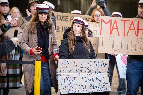 Students protest