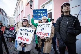 Students protest