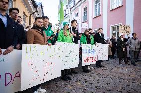 Students protest