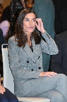 Queen Letizia During Mental Health World Day - Madrid