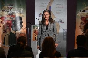 Queen Letizia During Mental Health World Day - Madrid