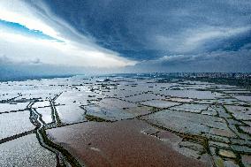 Colorful Salt Lake in Yuncheng