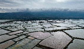 Colorful Salt Lake in Yuncheng