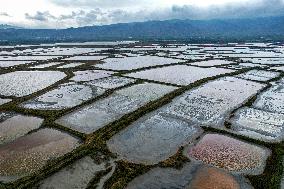 Colorful Salt Lake in Yuncheng