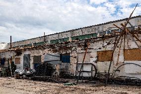 Aftermath of Russian attacks in Vylkove