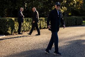 DC: President Biden Departs the White House for Germany