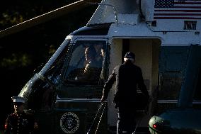 DC: President Biden Departs the White House for Germany