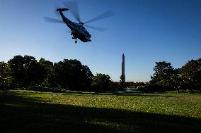 DC: President Biden Departs the White House for Germany