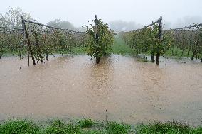 Floods And Flooding In The Loire In France