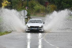 Floods And Flooding In The Loire In France