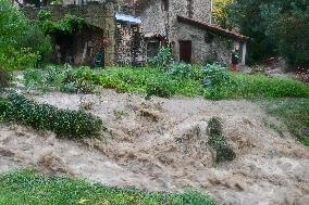 Floods And Flooding In The Loire In France