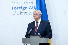 Joint news conference of Ukrainian and Norwegian FMs in Kyiv